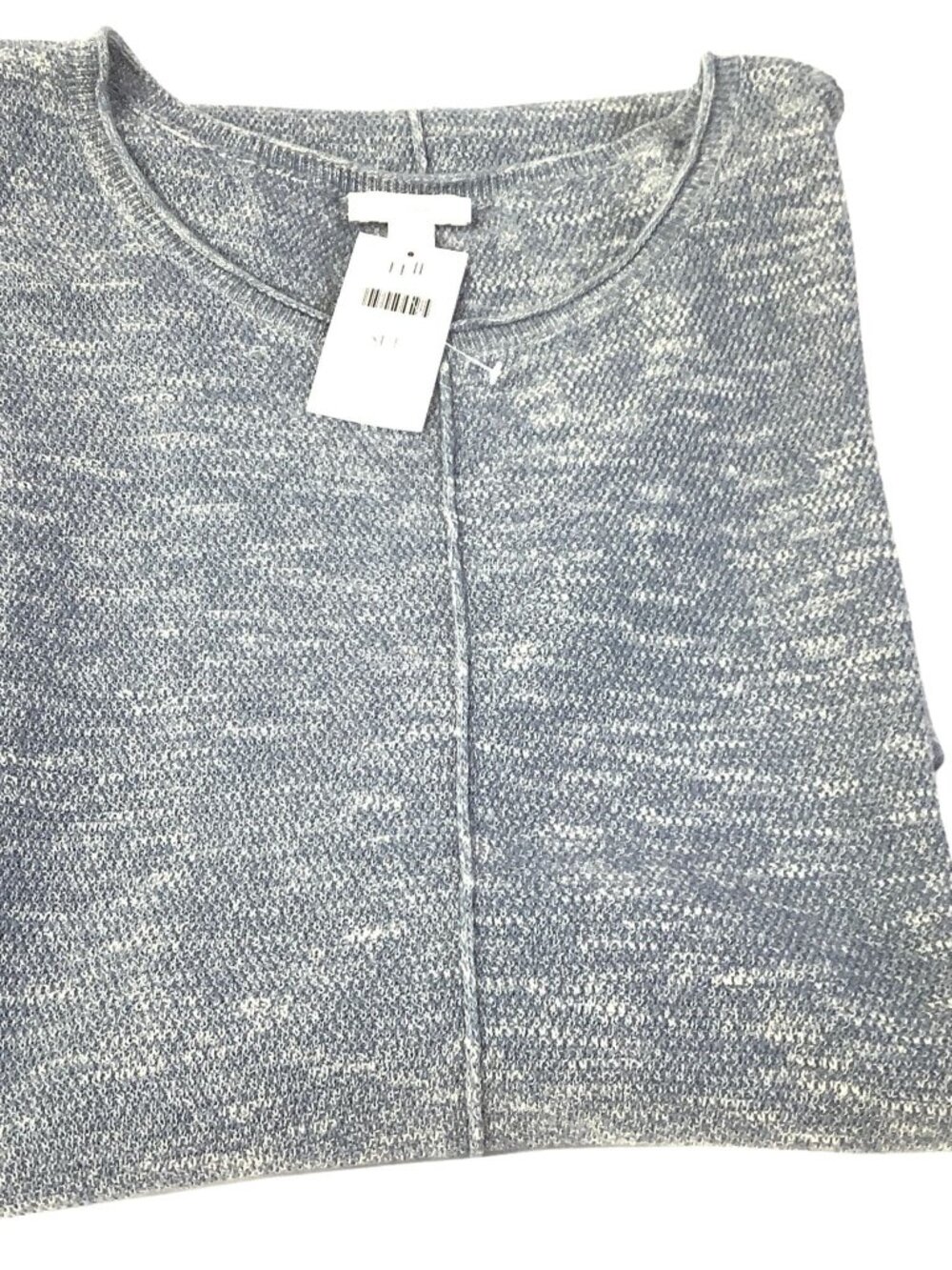 Pure J-Jill Blue Cotton Sleeveless Lagenlook Tunic Size-XL